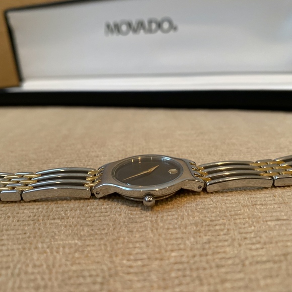 Movado Esperanza Two Tone Women's Watch - Picture 7 of 10